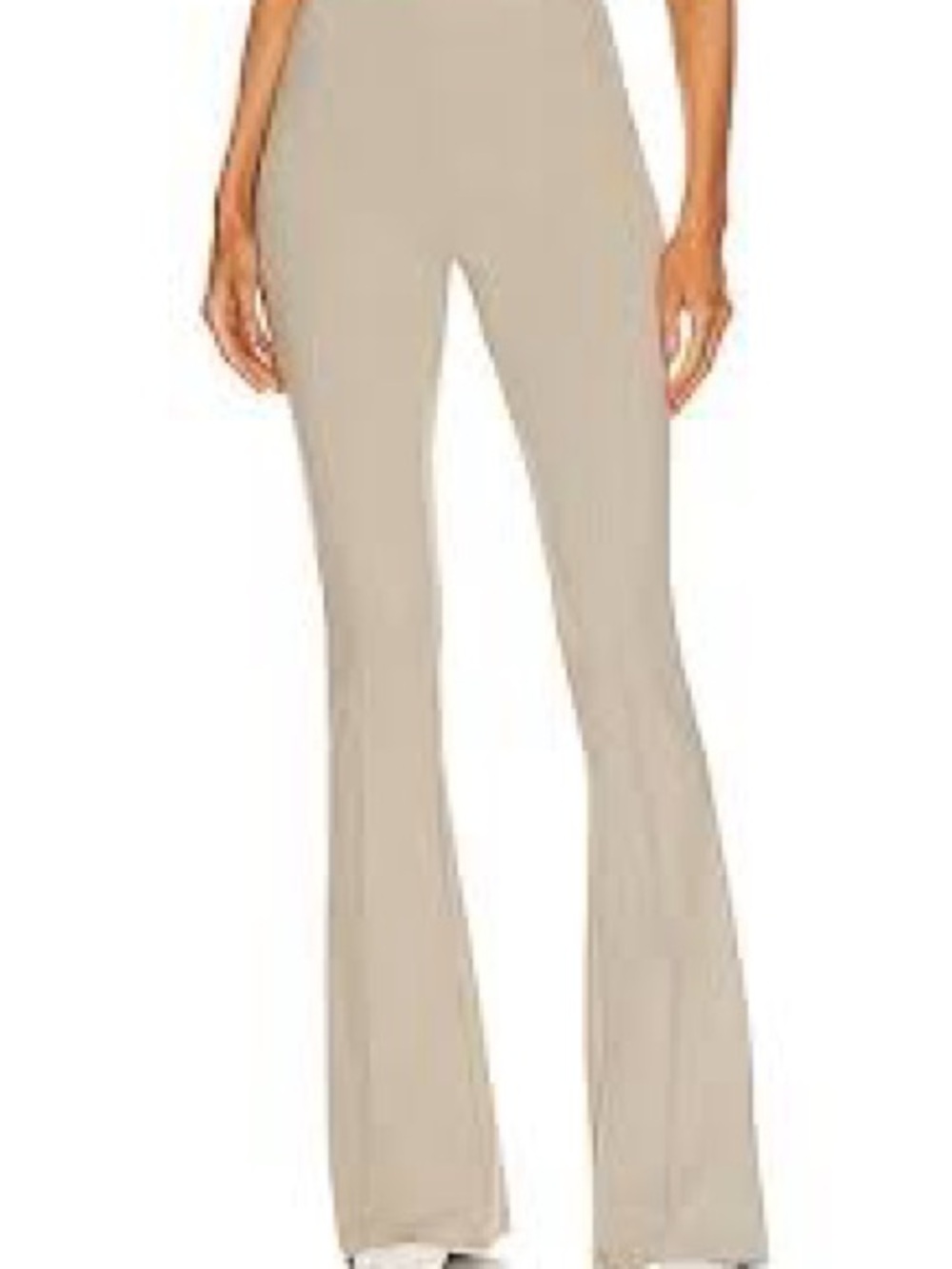 Revolve Sablyn Bailey High-Rise Pintuck Flare Pants Sz M